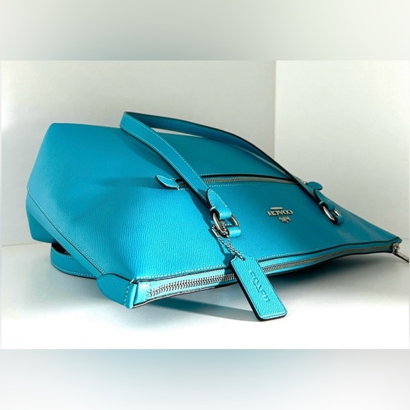 COACH Turquoise Women's Tote Bag - Picture 4 of 14